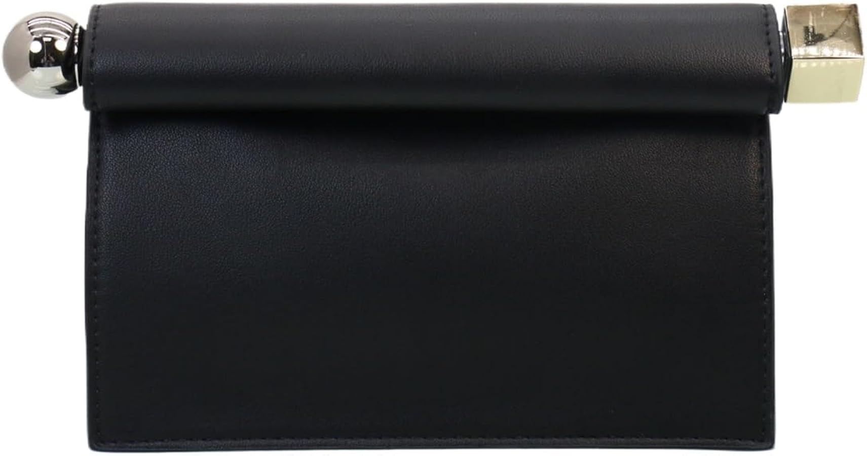 Trendy PU Leather Clutch Bag for Women Versatile Folding Evening Purse Metal Decoration Crossbody... | Amazon (US)