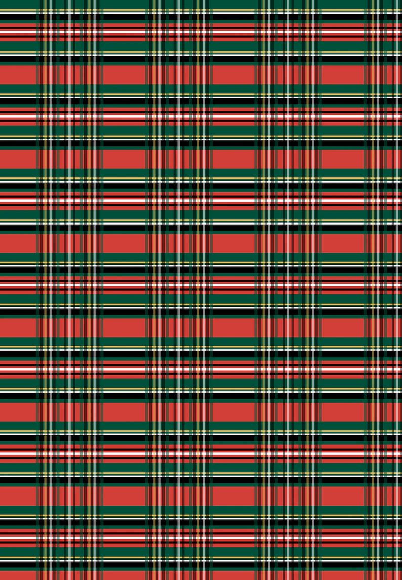 Wrapping Paper: Red Tartan {Gift Wrap, Birthday, Holiday, Christmas} | Etsy (US)