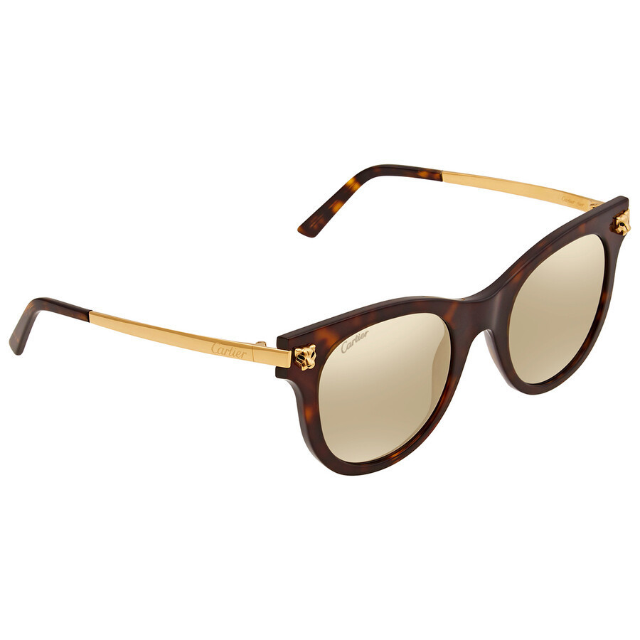 Panthere de Gold Cat Eye Ladies Sunglasses | Jomashop.com & JomaDeals.com