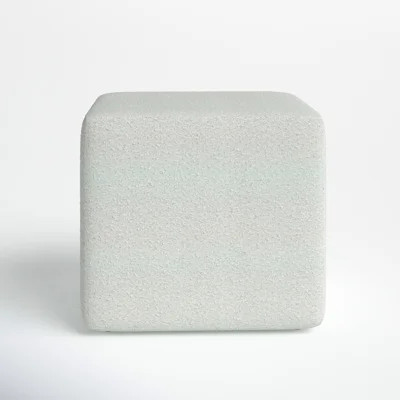 Era 21'' Wide Square Striped Cube Ottoman | Wayfair North America
