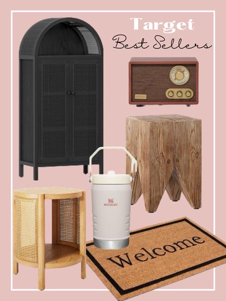 Target best sellers/ Target favorites 




Target home/ arched bookcase/ accent table/ coffee table/ Target outdoor mat/ arched wood cabinet/ Portable AM/FM Bluetooth Radio Tonal Brown - Hearth & Hand with Magnolia/ Faux Wood Block Accent Table/ Stanley 40oz IceFlow Flip Straw Jug/ 

#LTKhome #LTKFind #LTKSeasonal