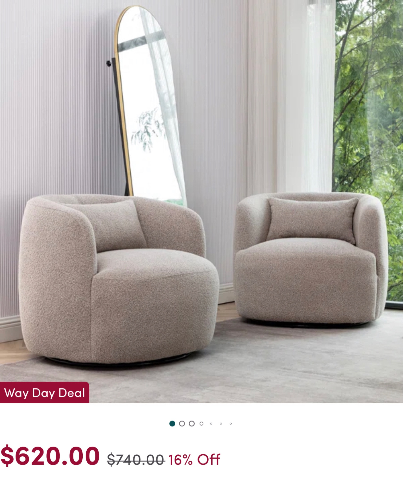 Set of 2 swivel chairs! 

#LTKsalealert
