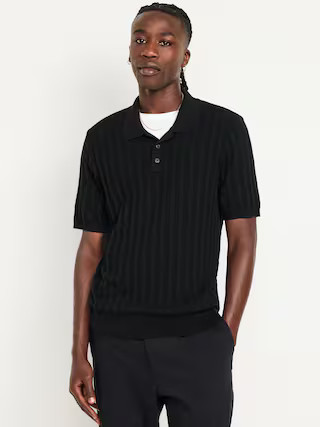Ribbed Polo Sweater | Old Navy (US)