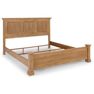 HOMESTYLES Manor House Natural King Bed 5504-600 | The Home Depot
