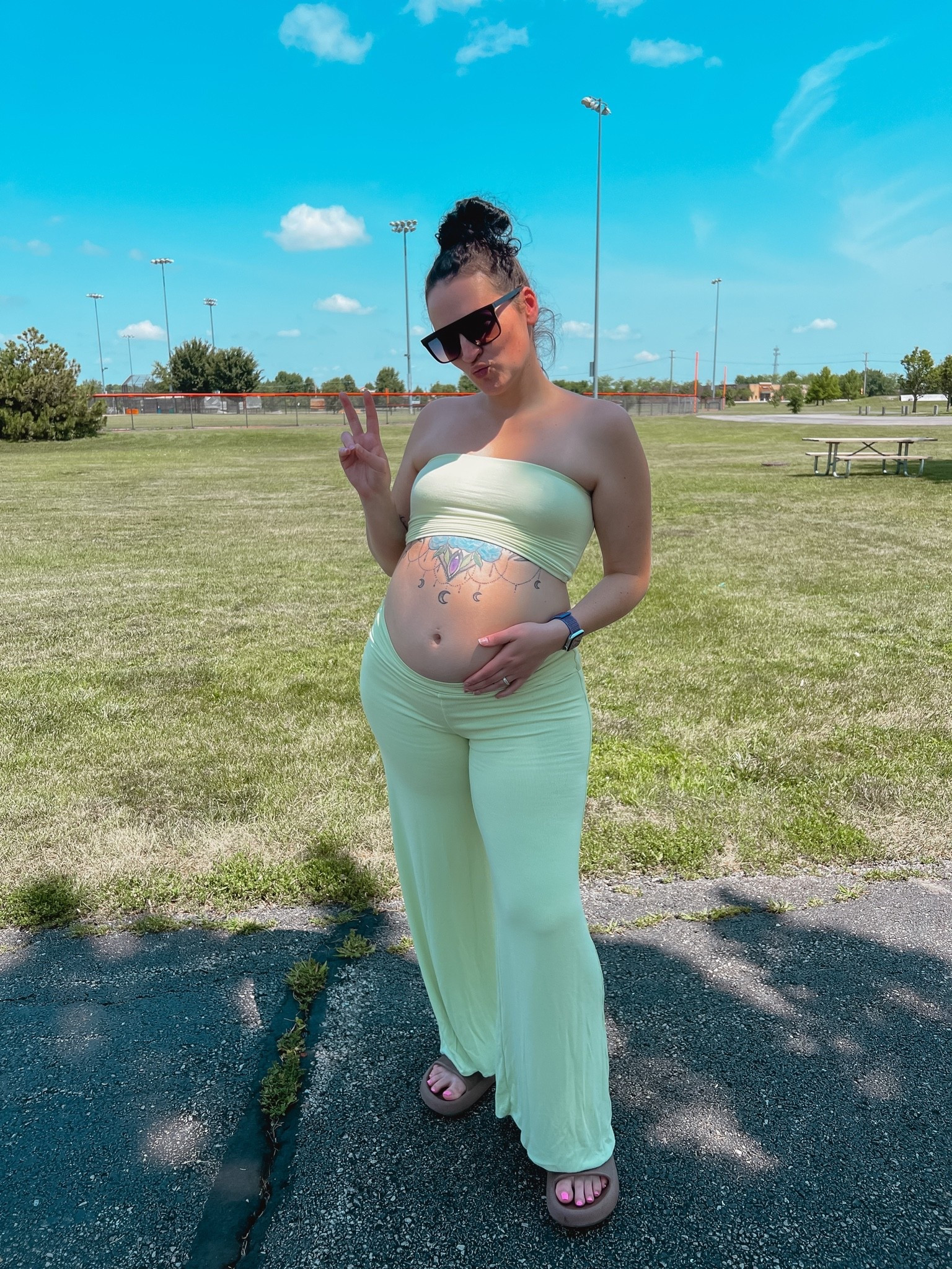Just a pregnant lady surviving the summer heat 🥵

#LTKootd #LTKBaby #LTKBump