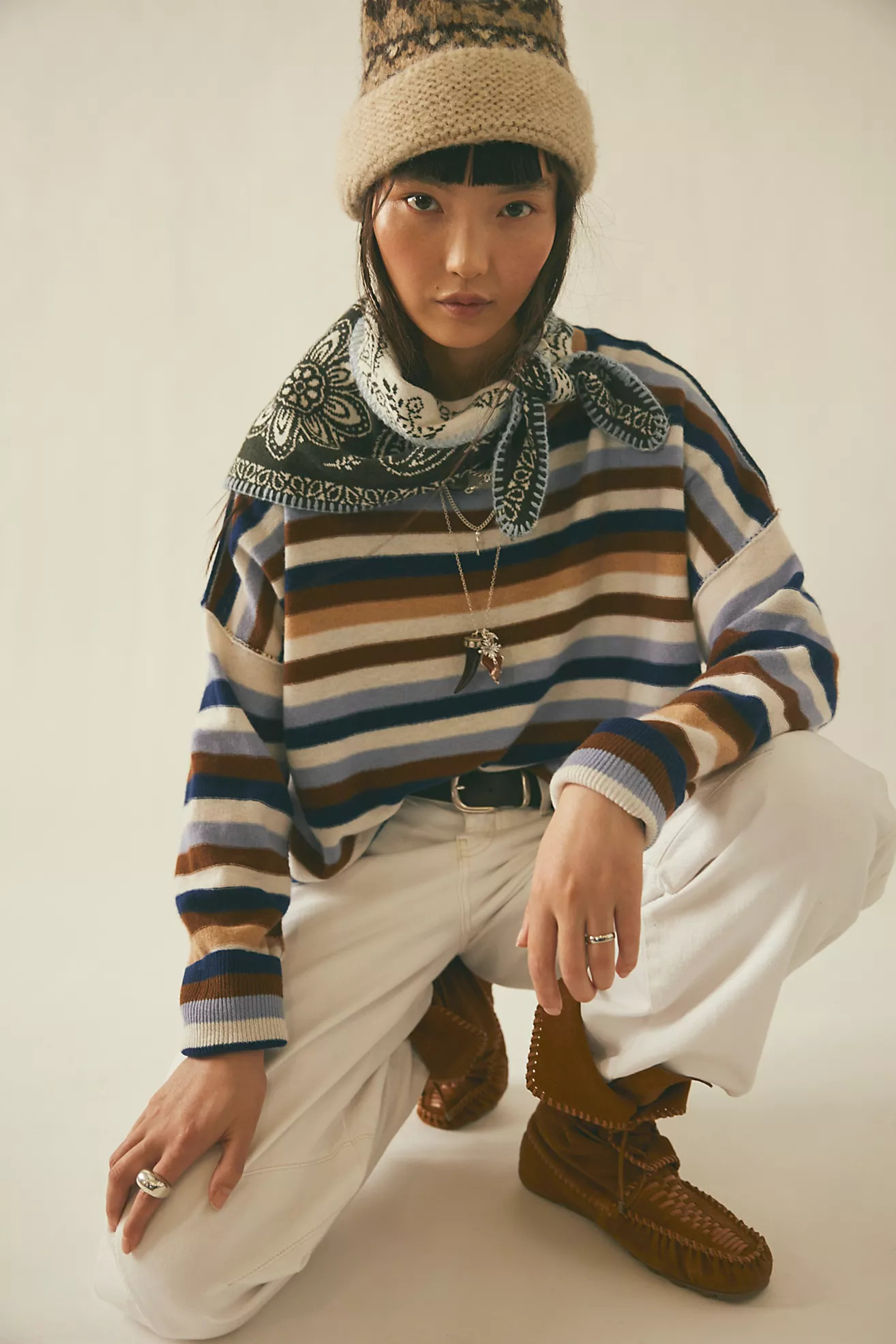 Tomorrow Stripe Cashmere Sweater | Free People (Global - UK&FR Excluded)
