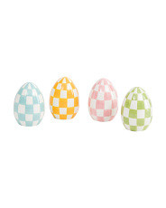4pk Checkerboard Ceramic Eggs | Easter | Marshalls | Marshalls