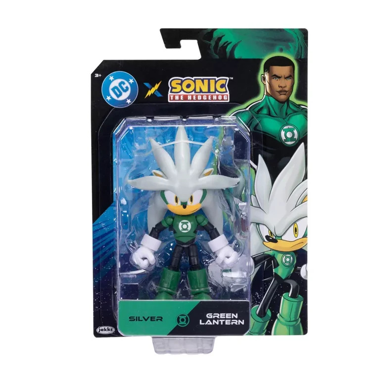 Sonic the Hedgehog 5" Silver as Green Lantern Action Figure | Walmart (US)