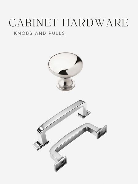 Here are the final hardware I decided on! Super affordable option with everything that’s out there and they have a little bit of weight to them, so they feel pretty sturdy too! #cabinethardware #kitchenhardware #kitchenknobs #cabinetpulls #cabinetknobs 

#LTKhome #LTKstyletip