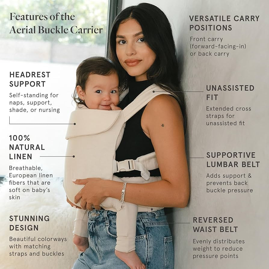 WildBird - Aerial Buckle Carrier - 2-24 Months - Large (L-4XL) Sparrow - Front or Back Carry - Cr... | Amazon (US)