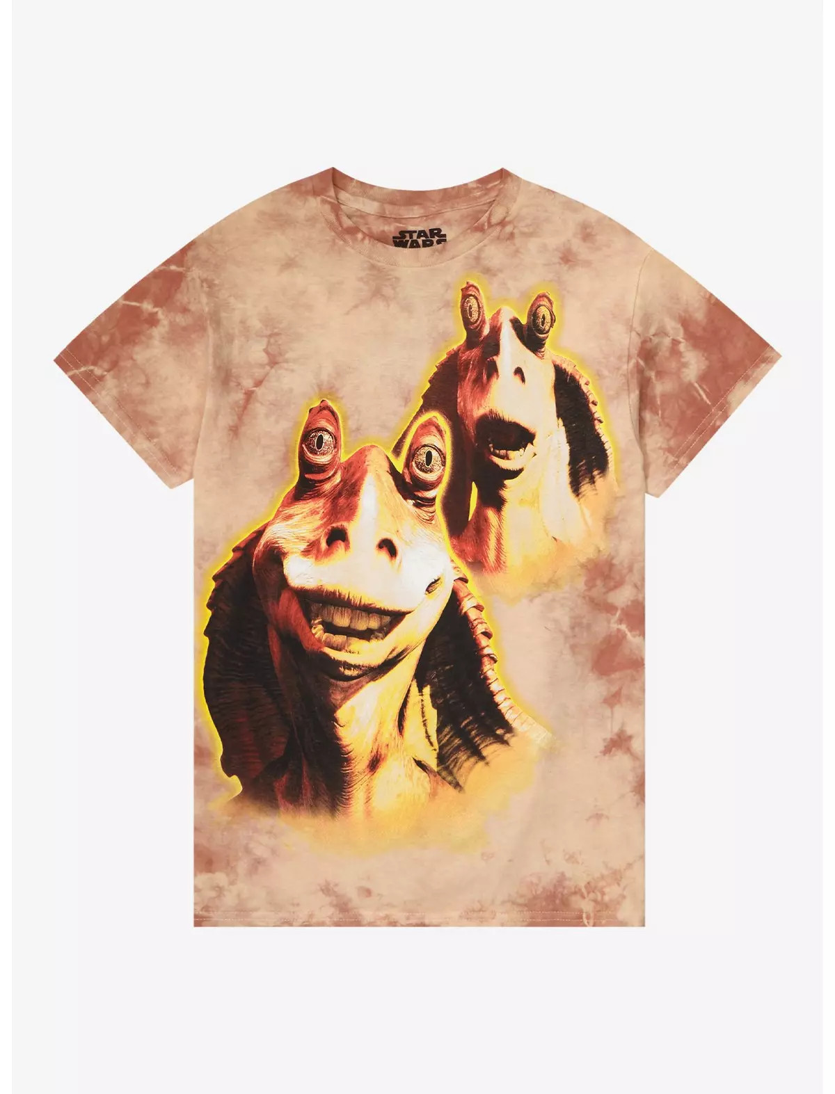 Star Wars Jar Jar Binks Tie-Dye Boyfriend Fit Girls T-Shirt | Hot Topic