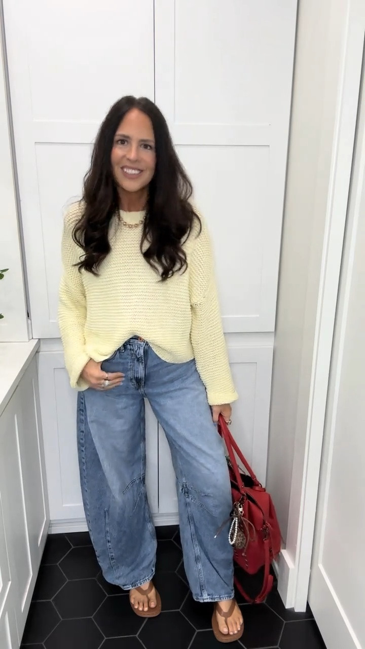 Sweater is coming soon to www.raecoyclothing.com shoes are free people and I sized down to an 8 and I’m an 8.5 in shoes  

#LTKootd #LTKOver40 #LTKTall
