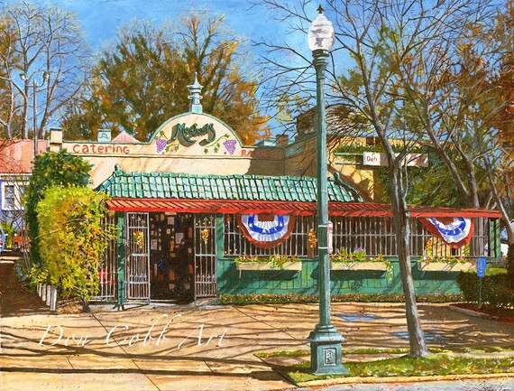 Shreveport "Monjunis" Italian Restaurant, Cafe, Diner, Bar Art Prints and Canvas Prints - Free Sh... | Etsy (US)