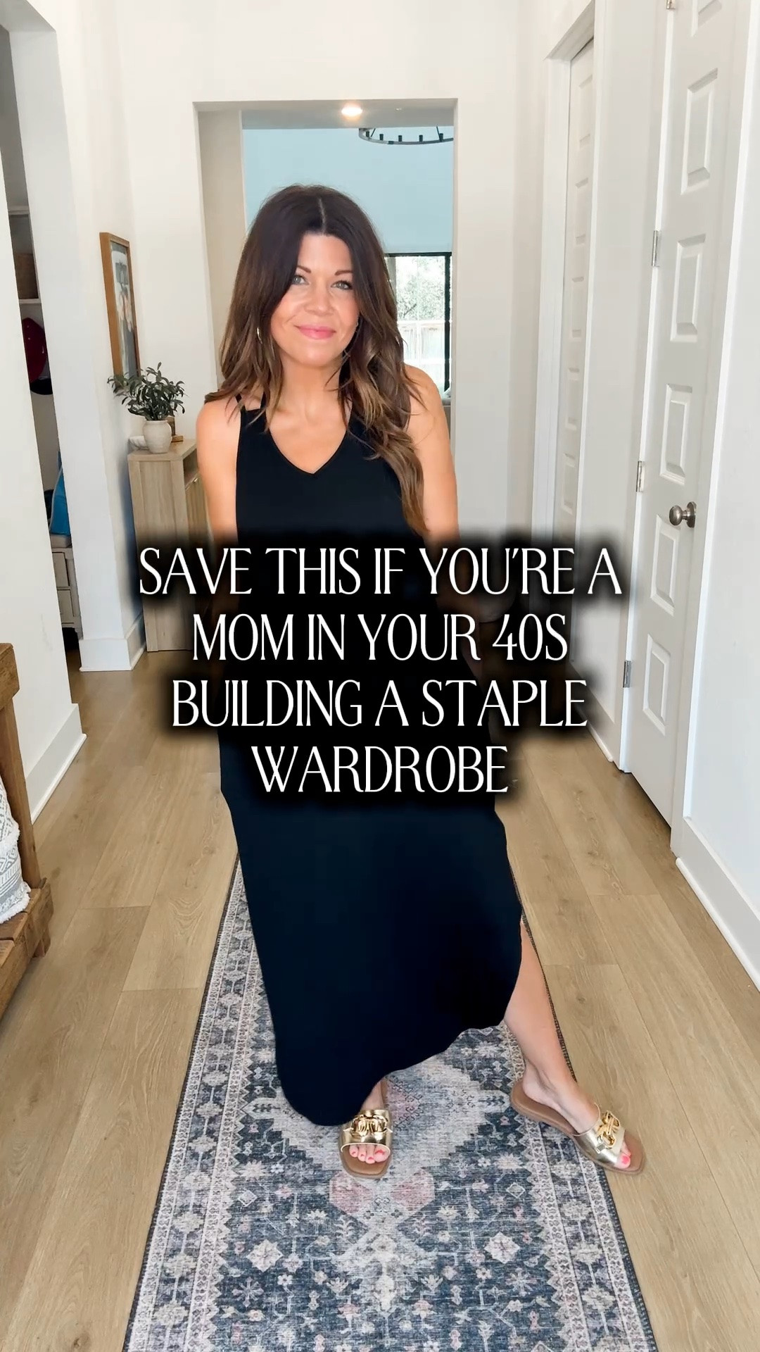 Two staples I keep reaching for on repeat 🖤 A black maxi dress that goes from school drop-off to date night without missing a beat, plus a lightweight sweater top that layers perfectly for those in-between temp days. Effortless, comfy, and endlessly versatile — this is what I call closet math that actually works! 

#WardrobeStaples #BlackMaxiDress #CapsuleWardrobe #EffortlessStyle #MomStyle #OutfitFormula #AmazonFashionFinds #TargetStyle #Over35Style #EverydayOutfit