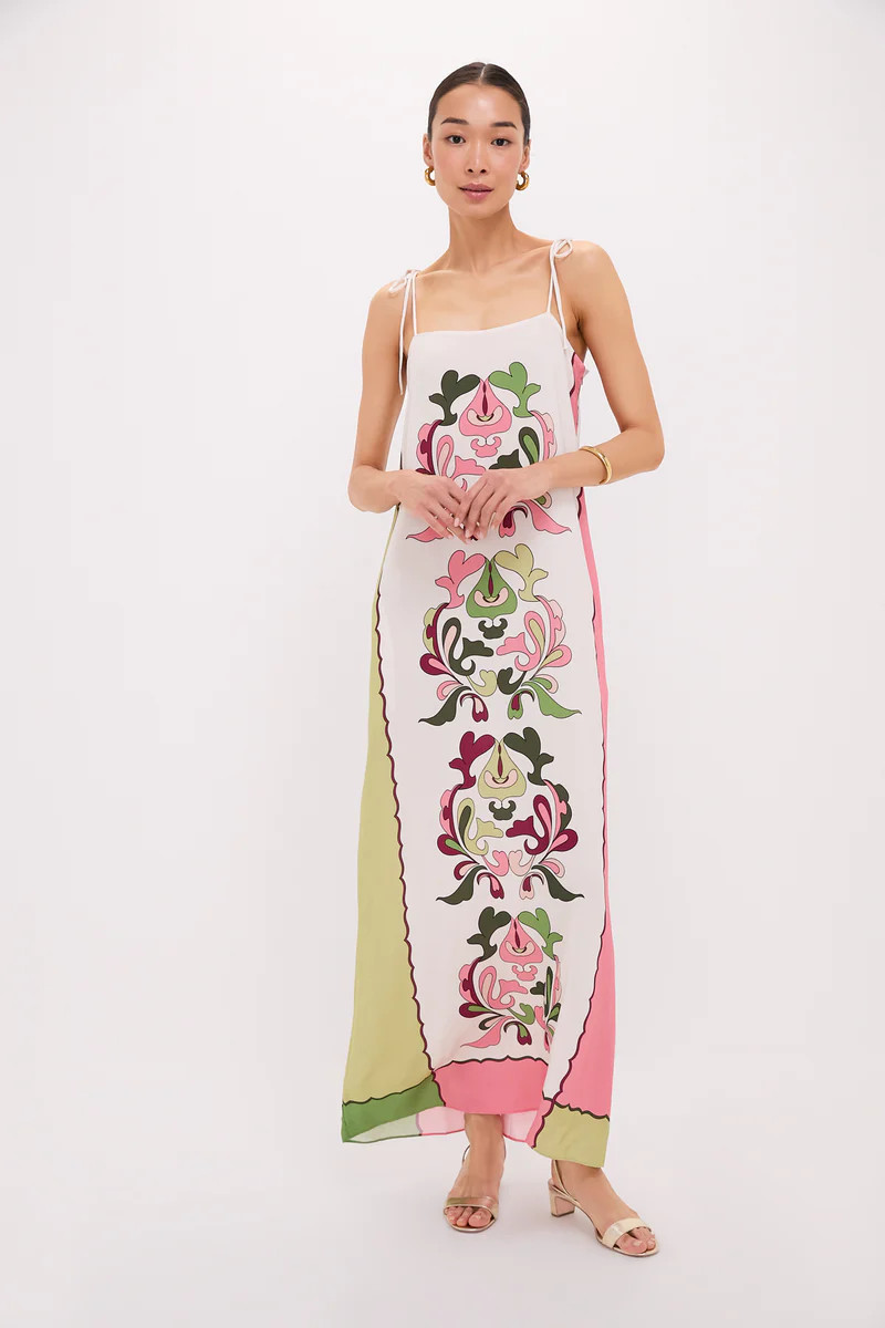 Off White Inamorata Straps Long Dress | Tuckernuck (US)