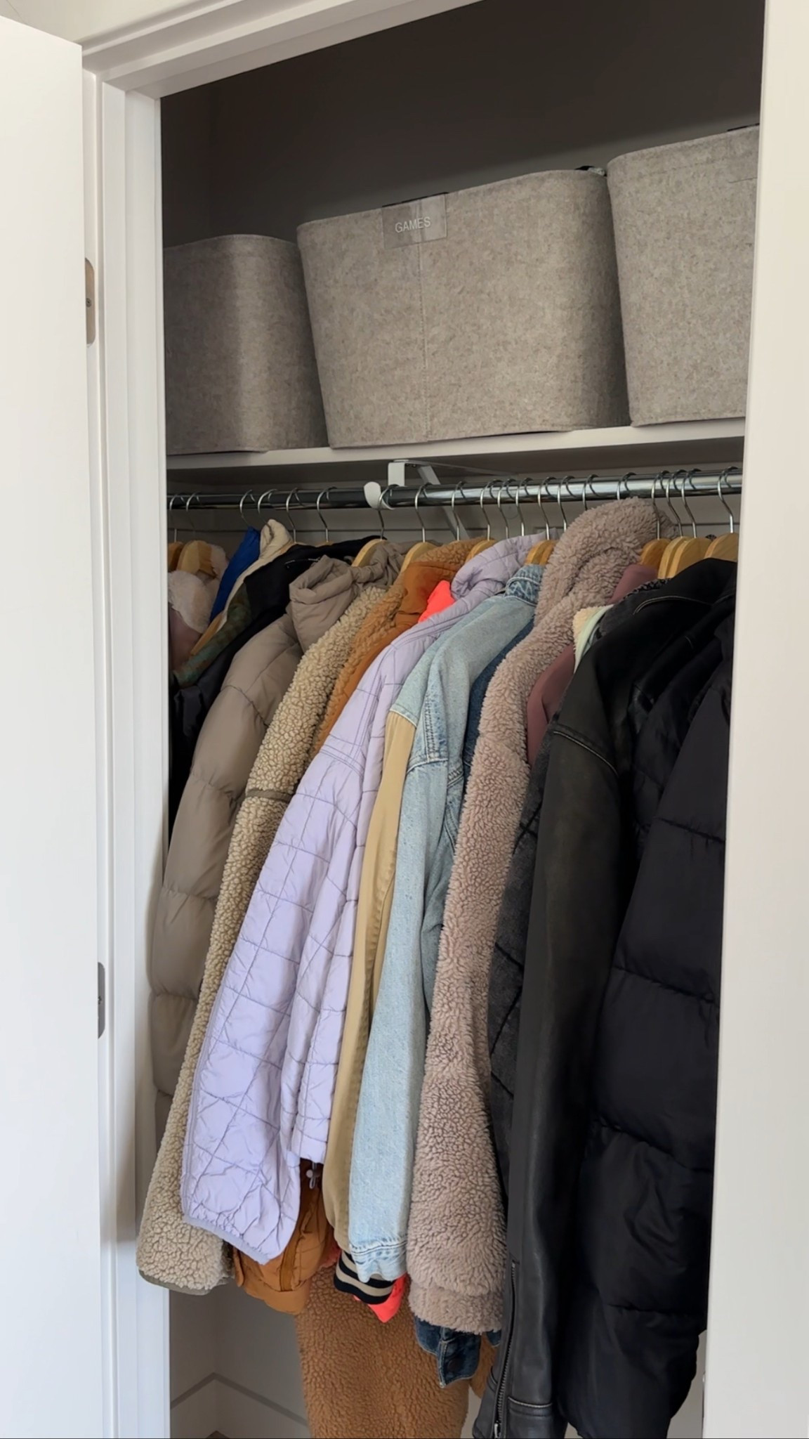 Sabriena’s Coat Closet Organization! So simple 

#LTKGiftGuide #LTKSeasonal #LTKFestival