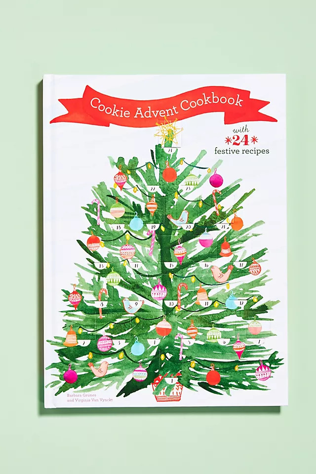 Cookie Advent Cookbook | Anthropologie (US)