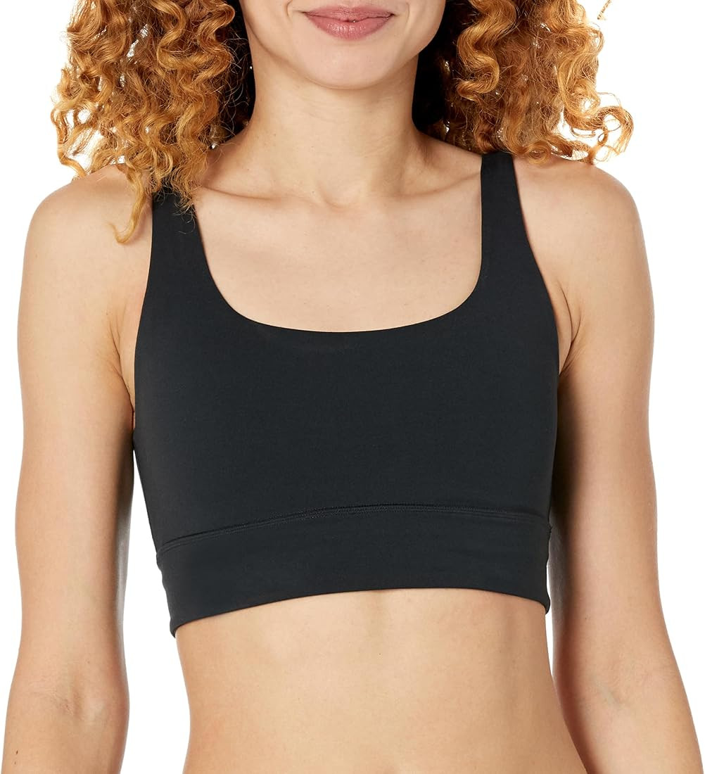 CRZ YOGA Butterluxe Womens U Back Sports Bra - Scoop Neck Padded Low Impact Yoga Bra Workout Crop... | Amazon (US)
