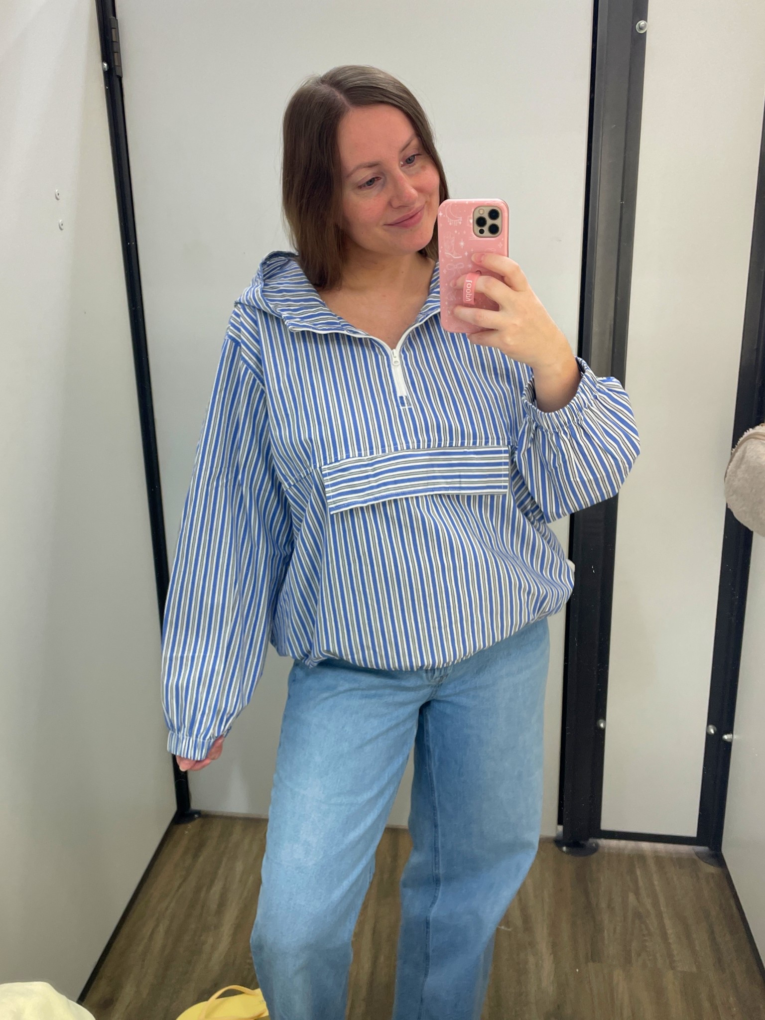 This windbreaker pullover hoodie is 10/10!! 💙 50% off too 
Old navy haul


#LTKSaleAlert