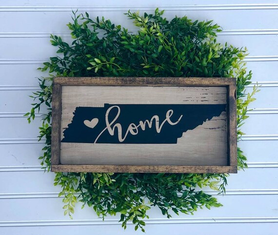 Tennessee Home Sign Home Sign Tennessee Home Sweet Home | Etsy | Etsy (US)