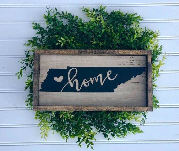 Tennessee Home Sign Home Sign Tennessee Home Sweet Home | Etsy | Etsy (US)