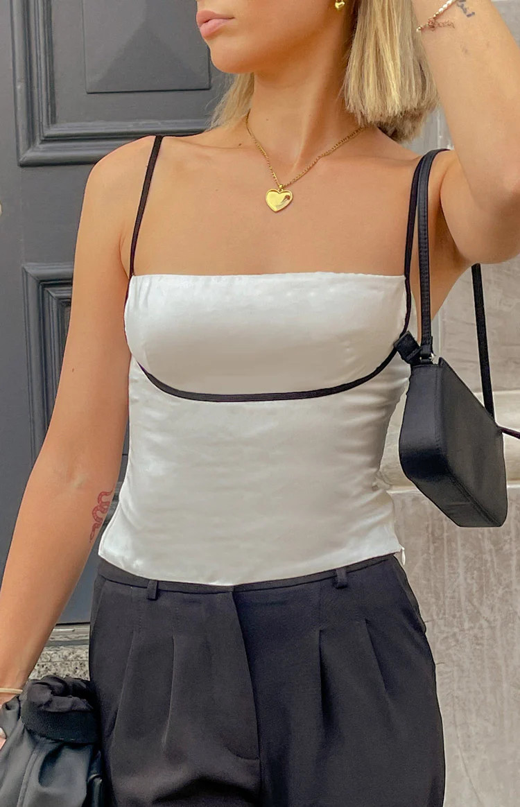 Tamra White Low Back Top | Beginning Boutique (AU)