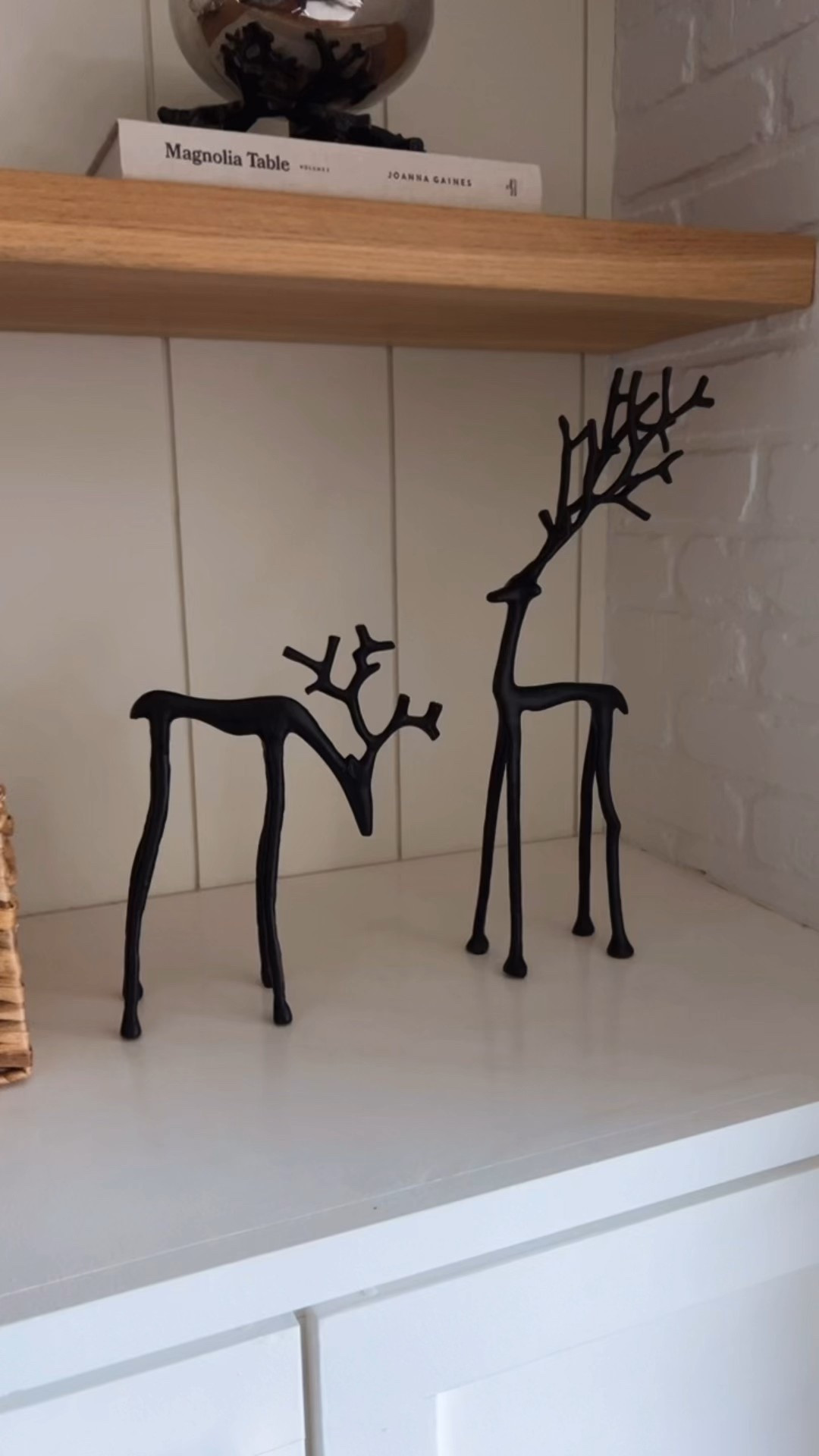 Walmart reindeer figures, I love these. And it doesn’t hurt that they look like pottery barn ones that cost a lot more! #walmartdecor Walmart holiday Christmas decorations 

#LTKGiftGuide #LTKHoliday #LTKFindsUnder50