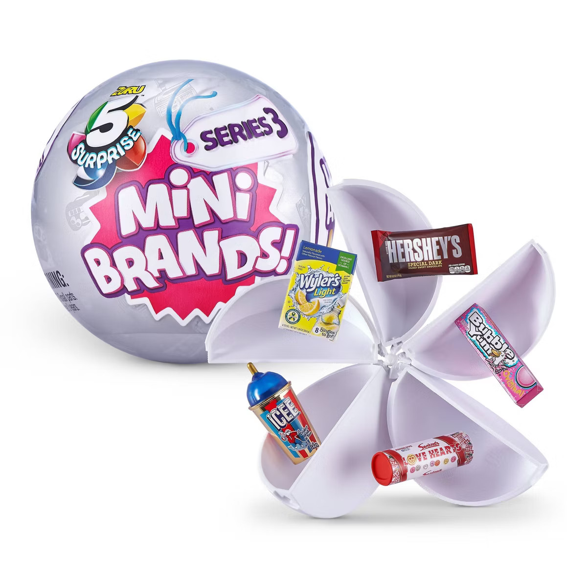 5 Surprise Mini Brands Series 3 Mystery Capsule Real Miniature Brands Collectible Toy | Target