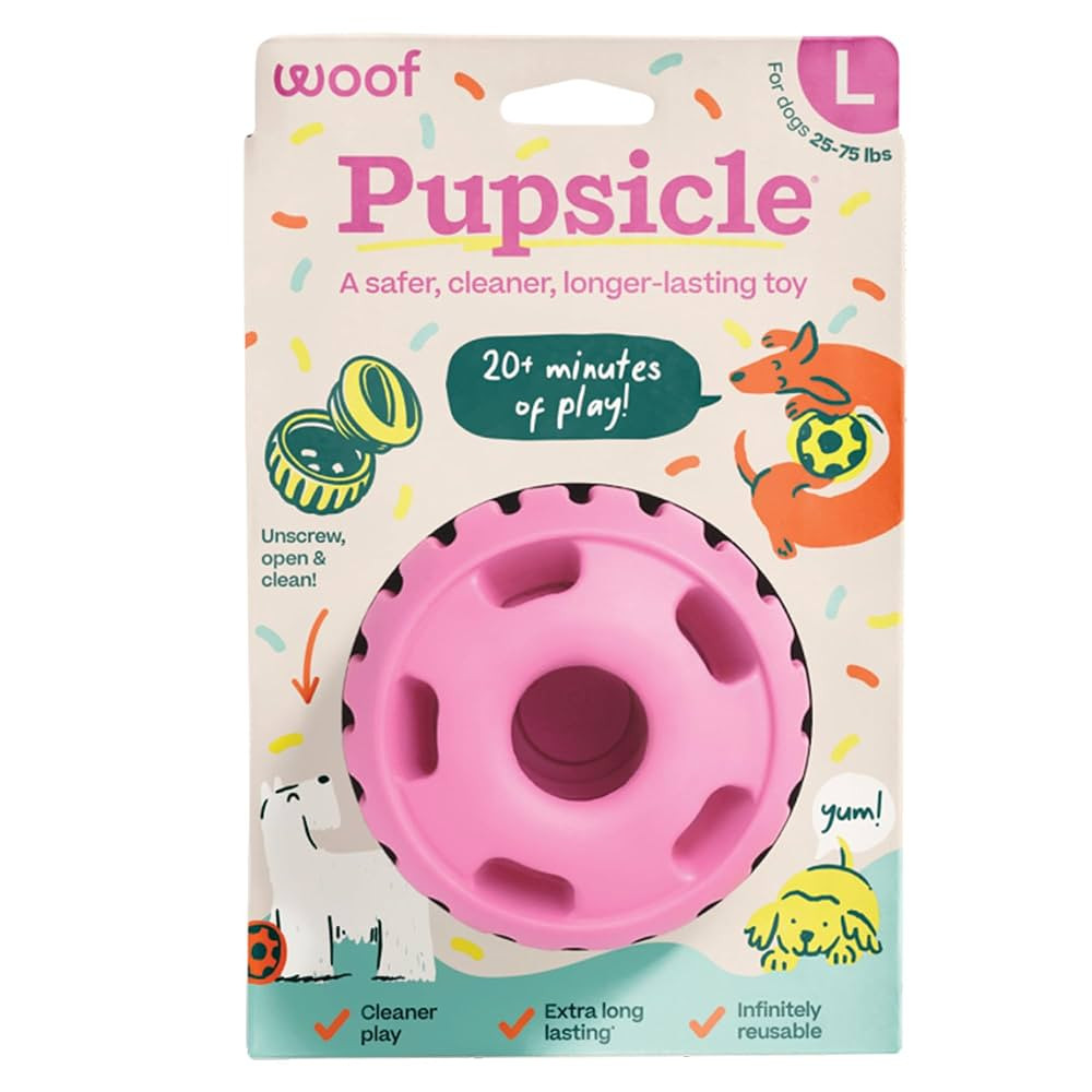 WOOF Party Pupsicle - Long-Lasting Interactive Dog Toys for Boredom - Low-Mess Design - Birthday ... | Amazon (US)