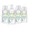 Dr. Brown's Natural Flow Anti-Colic Options+ Narrow Baby Bottle, 4 oz/120 mL, with Level 1 Slow F... | Amazon (US)