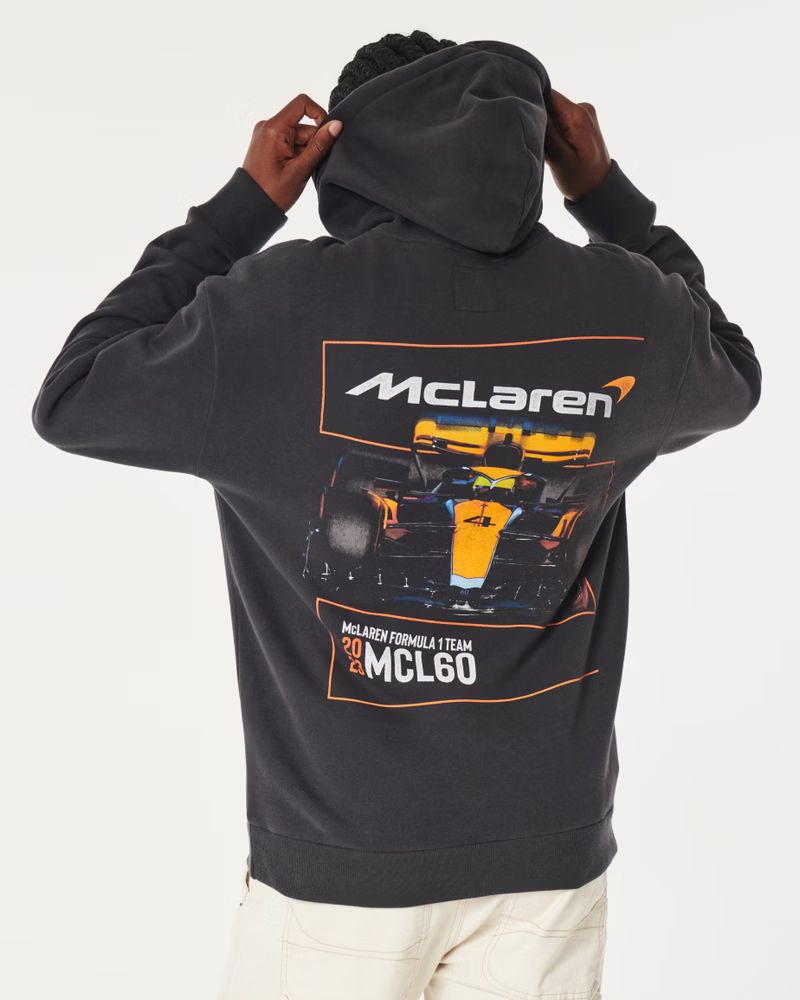 Relaxed McLaren Graphic Hoodie | Hollister (US)