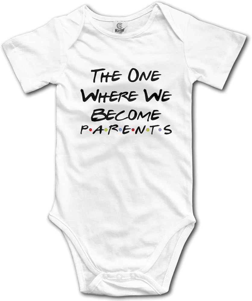 Baby's The One Where We Become Parents Infant Bodysuit Father Announcement New Dad Gift | Amazon (US)