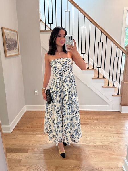 Sharing this gorgeous dress below! Linking my favorite wedding guest finds 