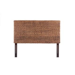 Crawford & Burke Wilmington Honey Brown King Panel Headboard with Banana Leaf-27000KHB - The Home... | The Home Depot