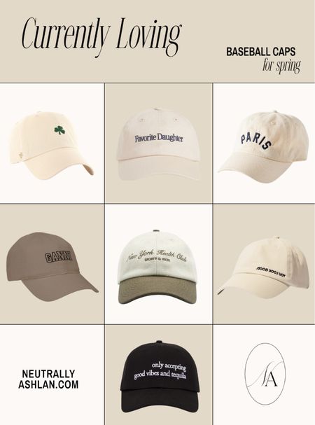 My favorite baseball caps for spring 🤎🌸🧢

#springhats #springfinds #baseballcaps 

#LTKSpringSale #LTKfindsunder100 #LTKfindsunder50