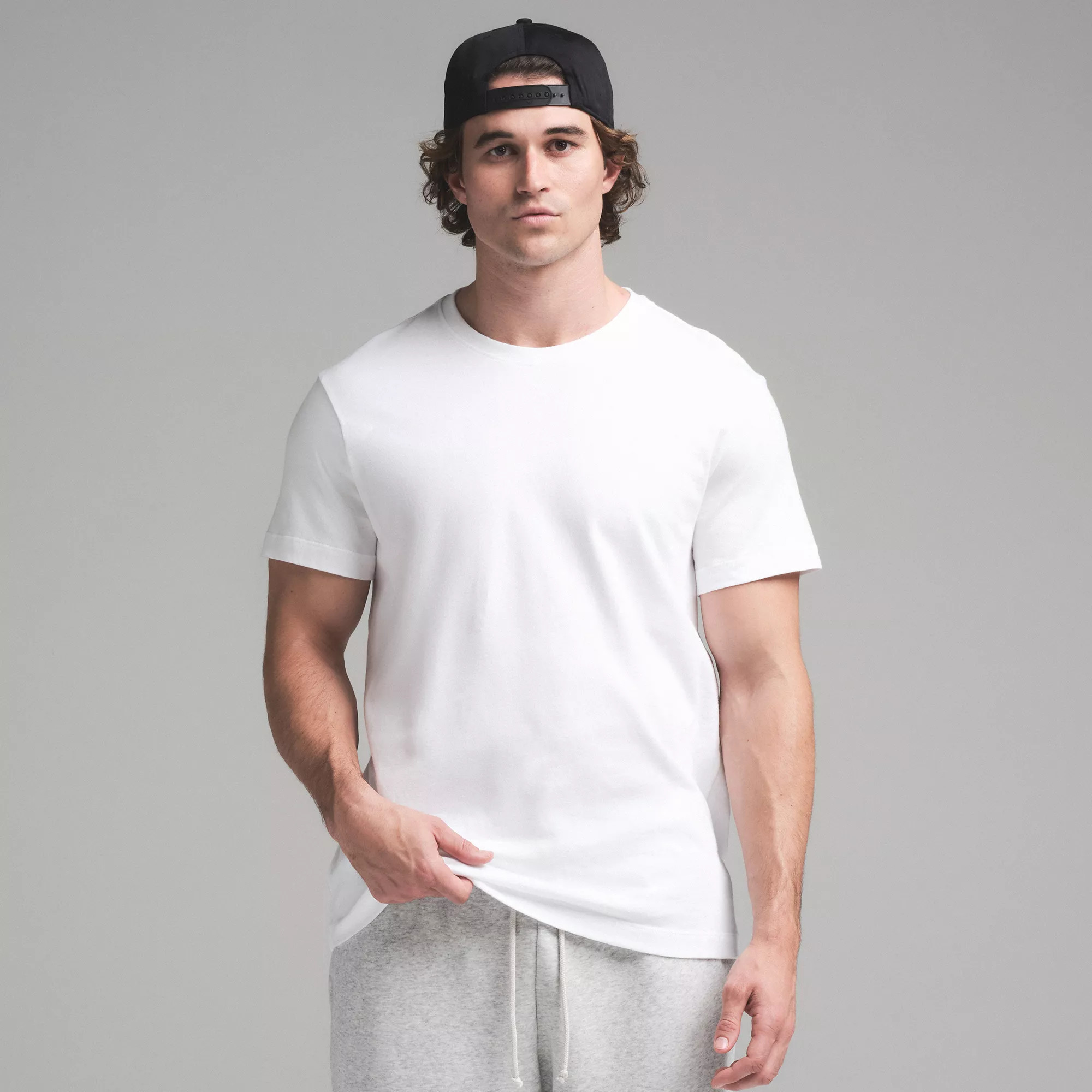 SKIMS Men's Cotton T-Shirt, XL, Chalk | DICK'S Sporting Goods