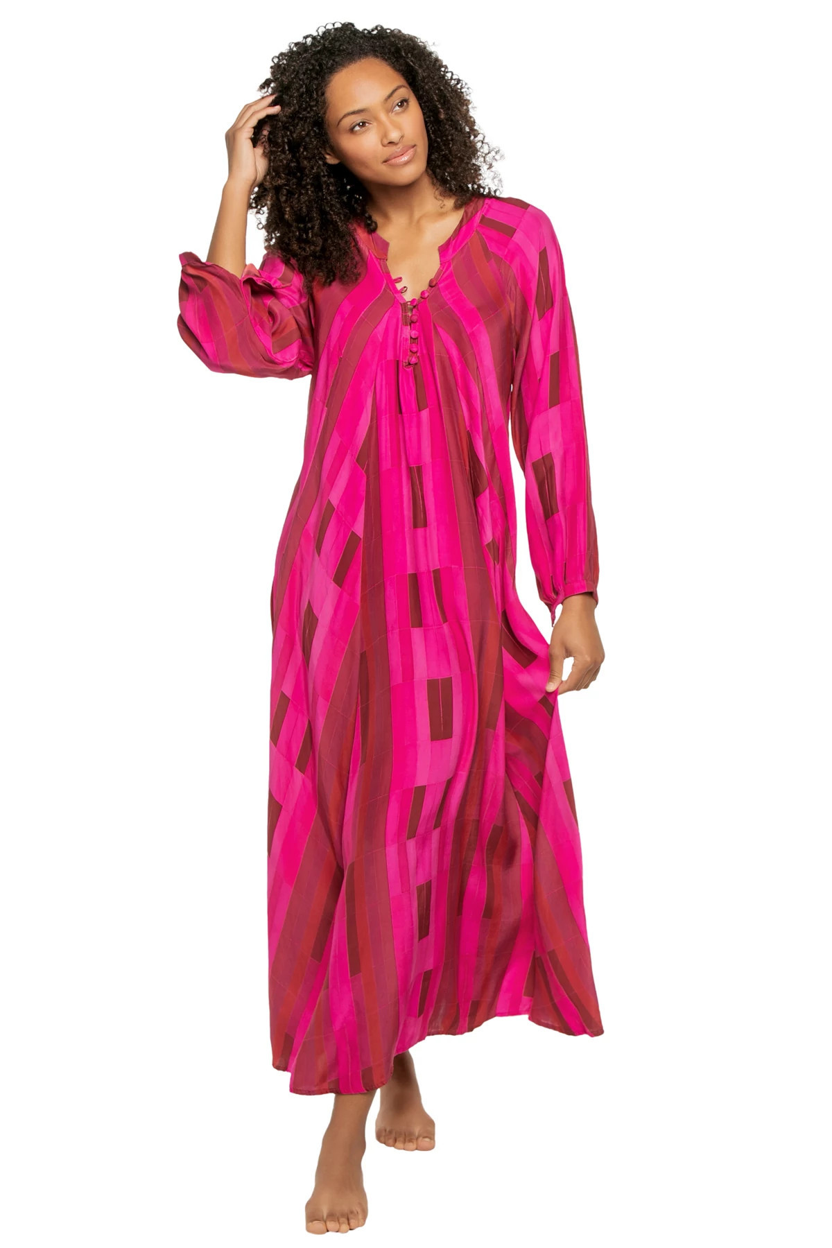 Fiore Silk Maxi Dress | Everything But Water