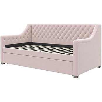 Little Seeds Ambrosia Diamond Tufted Upholstered Design Daybed and Trundle Set, Twin Size Frame, ... | Amazon (US)