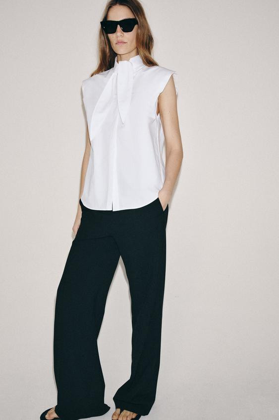 ZW COLLECTION TIE SHIRT | Zara US