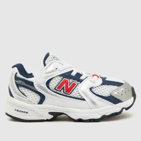 Kids Boys Toddler White & Navy New Balance 530 Trainers | schuh | Schuh