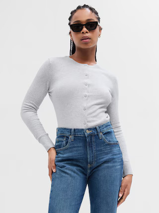 Crewneck Cardigan | Gap Factory