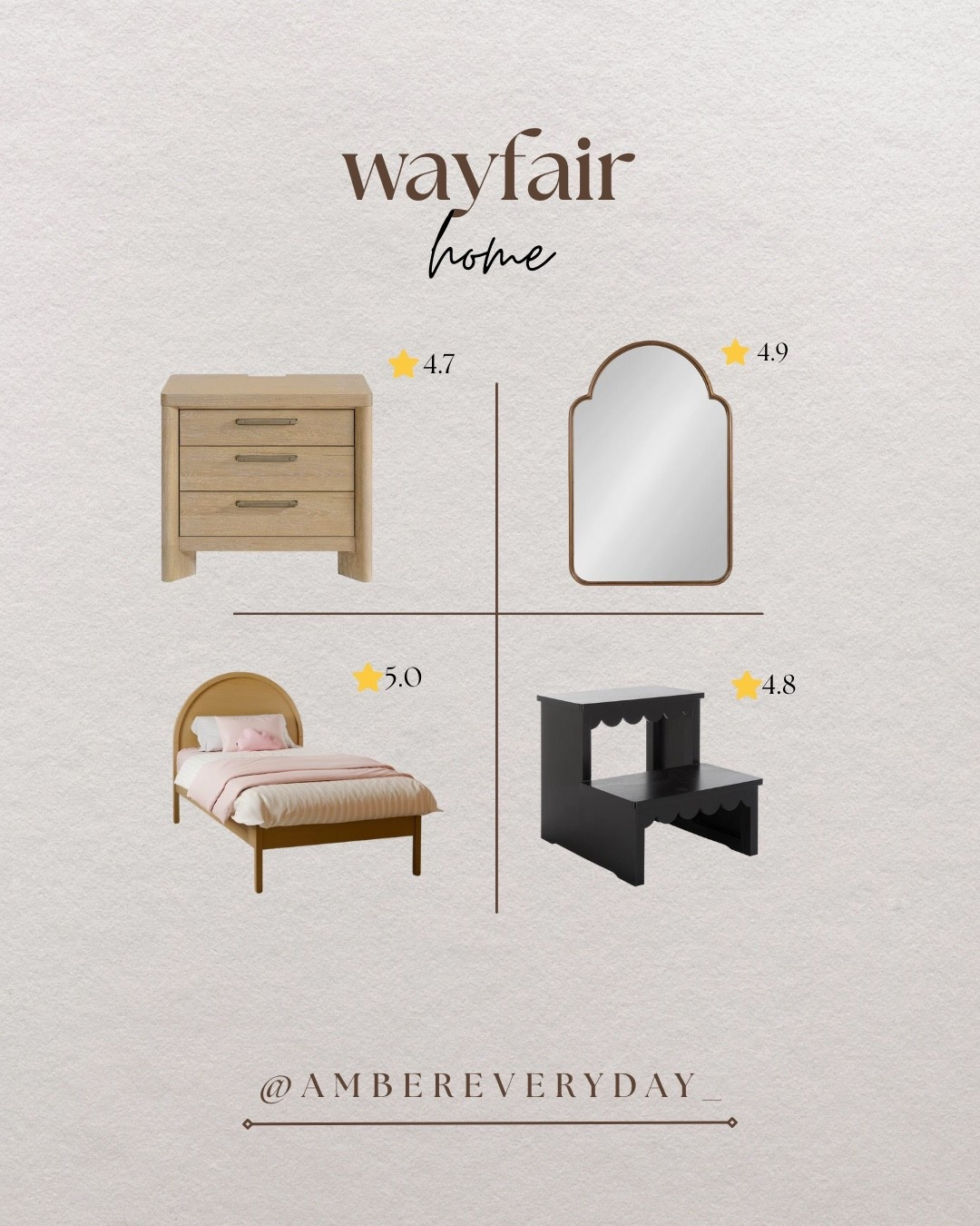 My recent Wayfair home saves! Wayfair home finds 🤎 with good reviews! 




#LTKHome #LTKdayinmylife