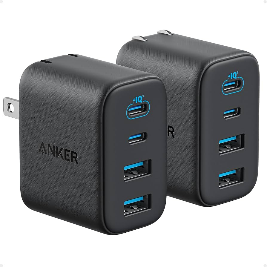 Anker Zolo USB C Charger Block,2-Pack Type C Charger Fast Charging with 50W Max Output,2 USB-C an... | Amazon (US)
