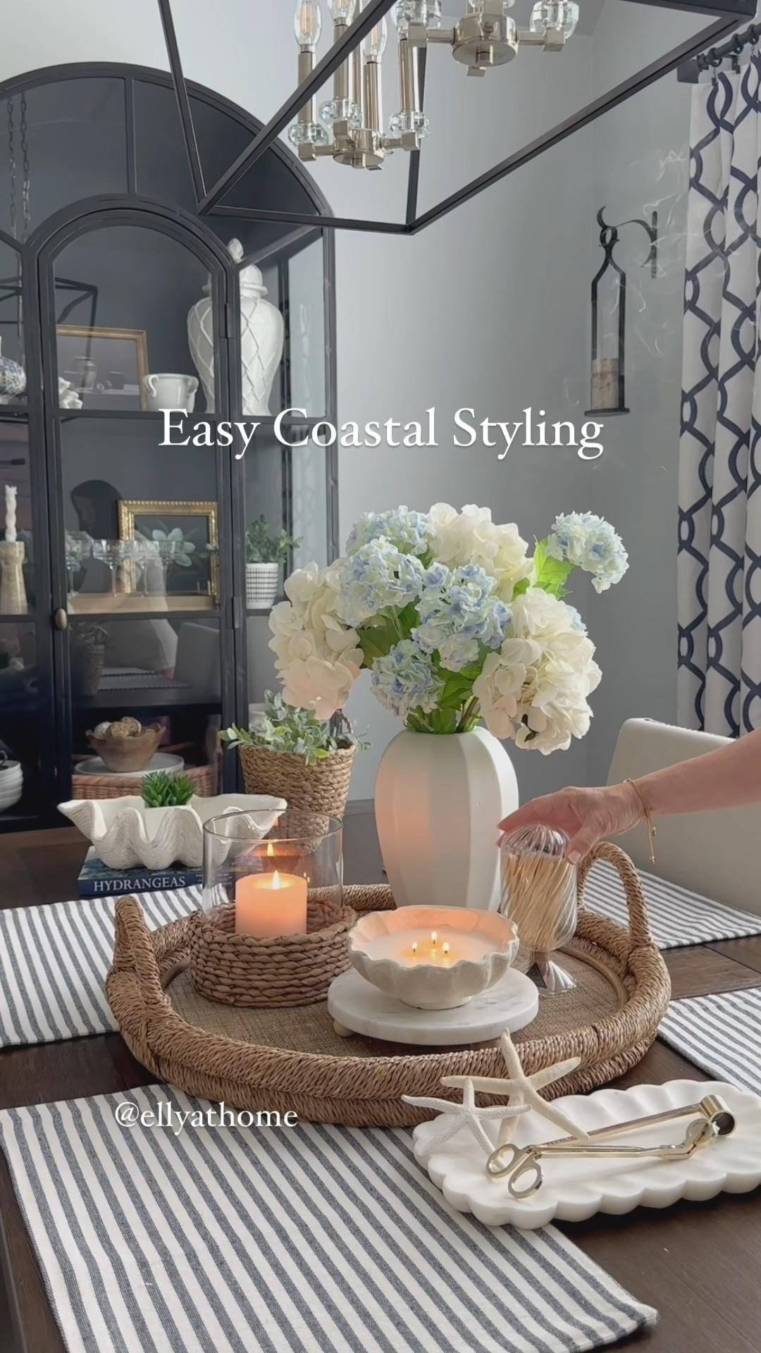 Add coastal touches to your home with coastal style and scented candles from Walmart and Pottery Barn. Shell candle ships free, Emery Mediterranean candle (in the cabinet) free shipping, shop soon! Vase, florals, coastal tray, candle accessories  

#LTKStyleTip #LTKHome #LTKFindsUnder50