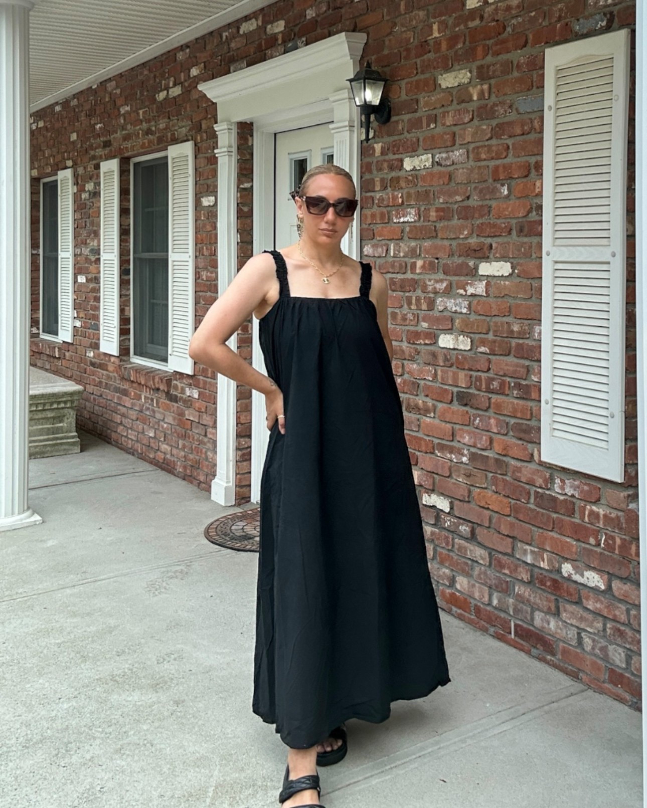 Black maxi dress in size medium 

#LTKSummerEdit #LTKOver40 #LTKSeasonal