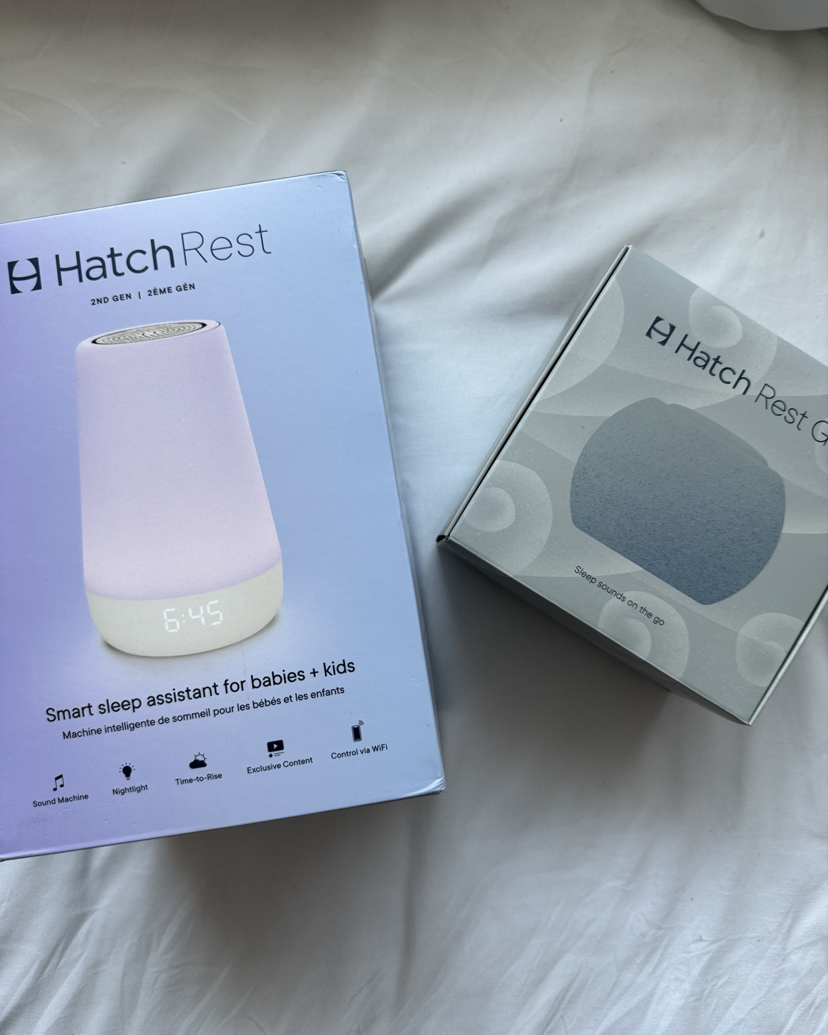 We got the hatch rest for my daughter and got a second one for my son. It’s the best baby sound machine and has an app that you can set schedules, routines, and can even control the sound and light from your phone!! A MUST!! The rest Go is great for travel or running errands!!

#LTKKids #LTKBaby #LTKmomlife