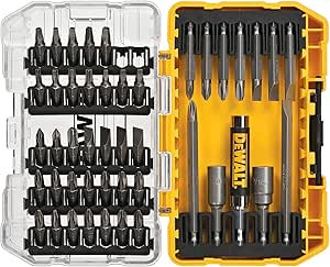DEWALT Screwdriver Bit Set with Tough Case, 45-Piece (DW2166), Grey/Silver Screwdriving Set with ... | Amazon (US)