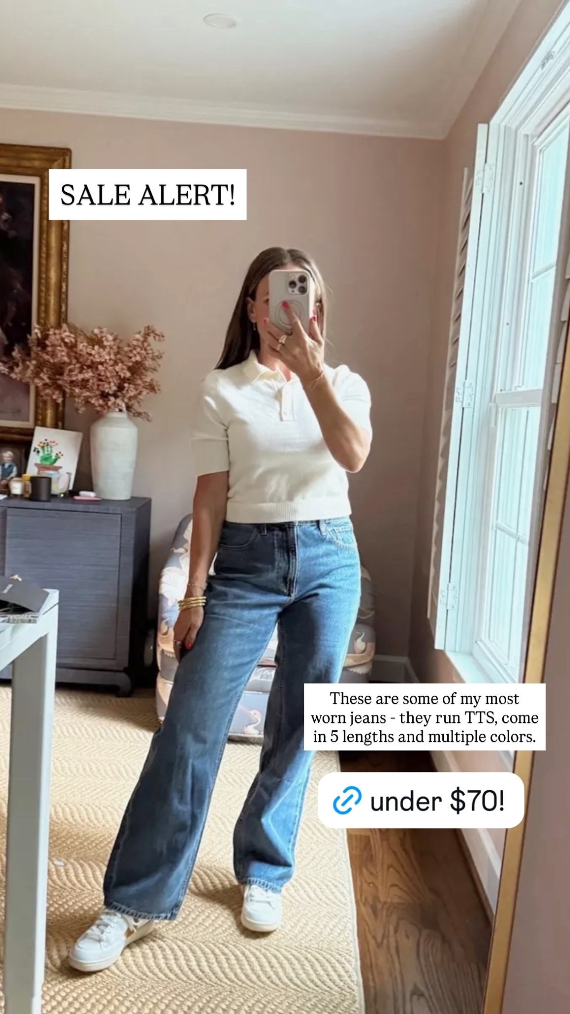 SALE ALERT!  These are some of my most worn jeans - they run TTS, come in 5 lengths and multiple colors.

#LTKSaleAlert #LTKootd