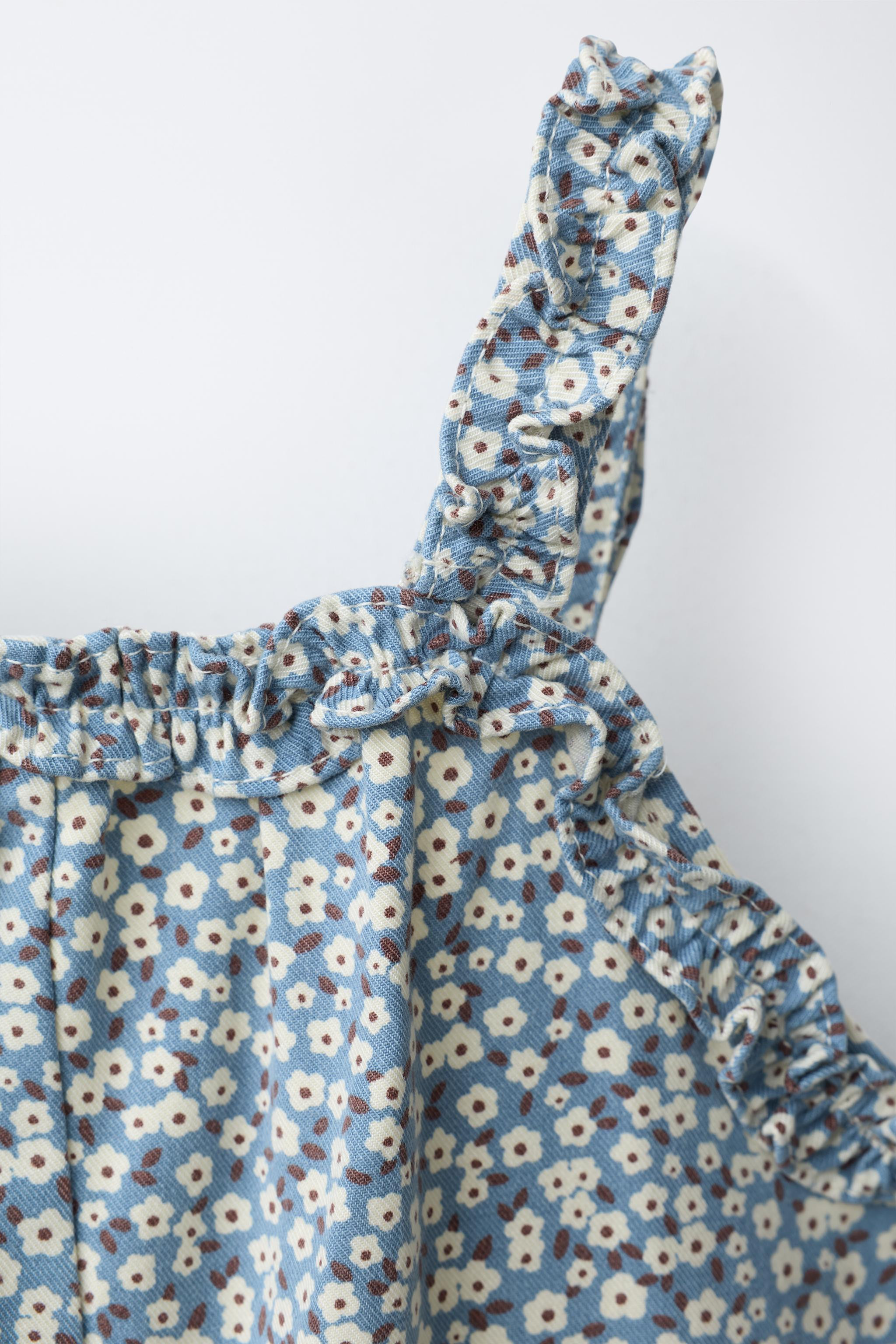 LONG FLORAL OVERALLS | Zara US