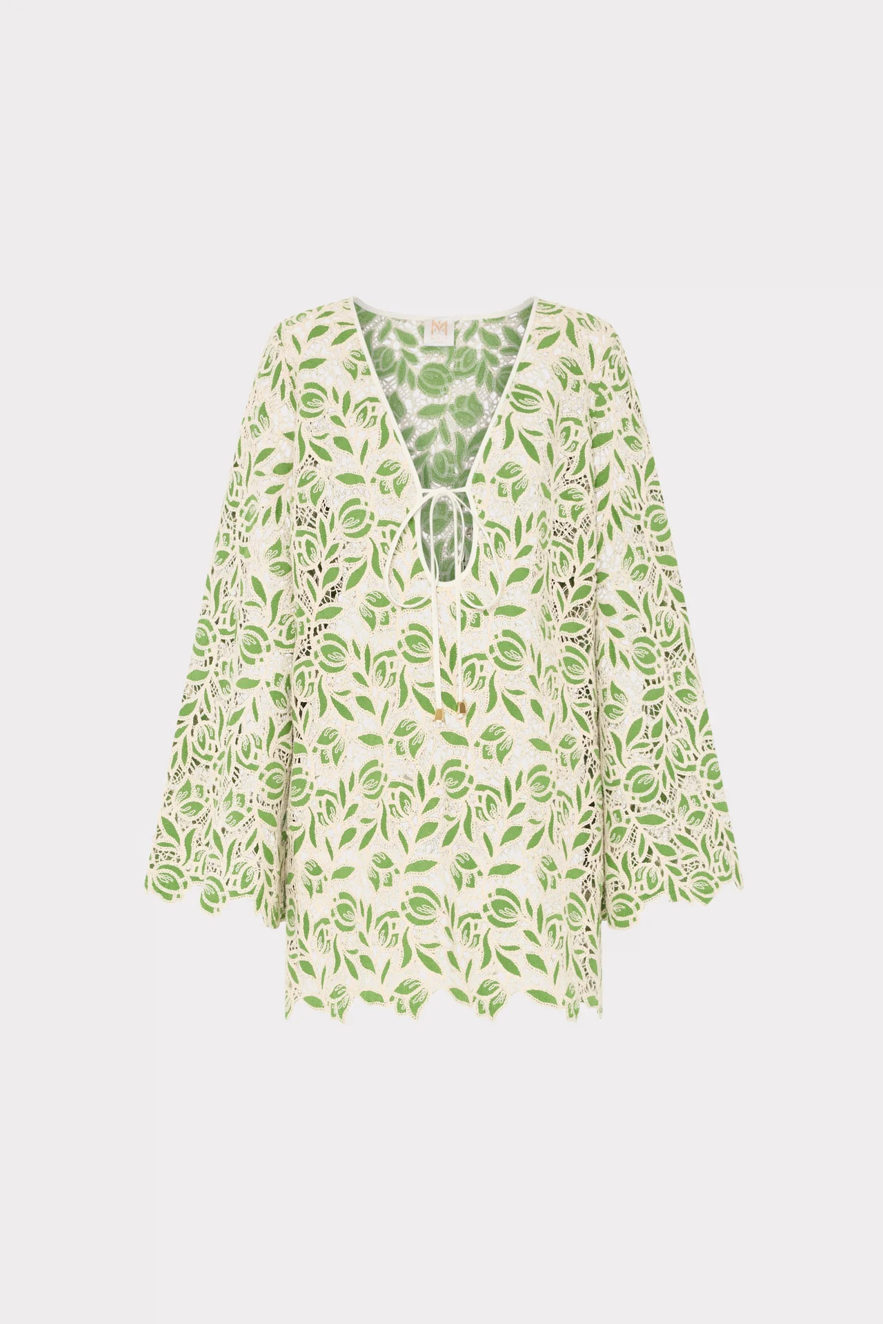 Green Leaf Lace Cover-Up | MILLY